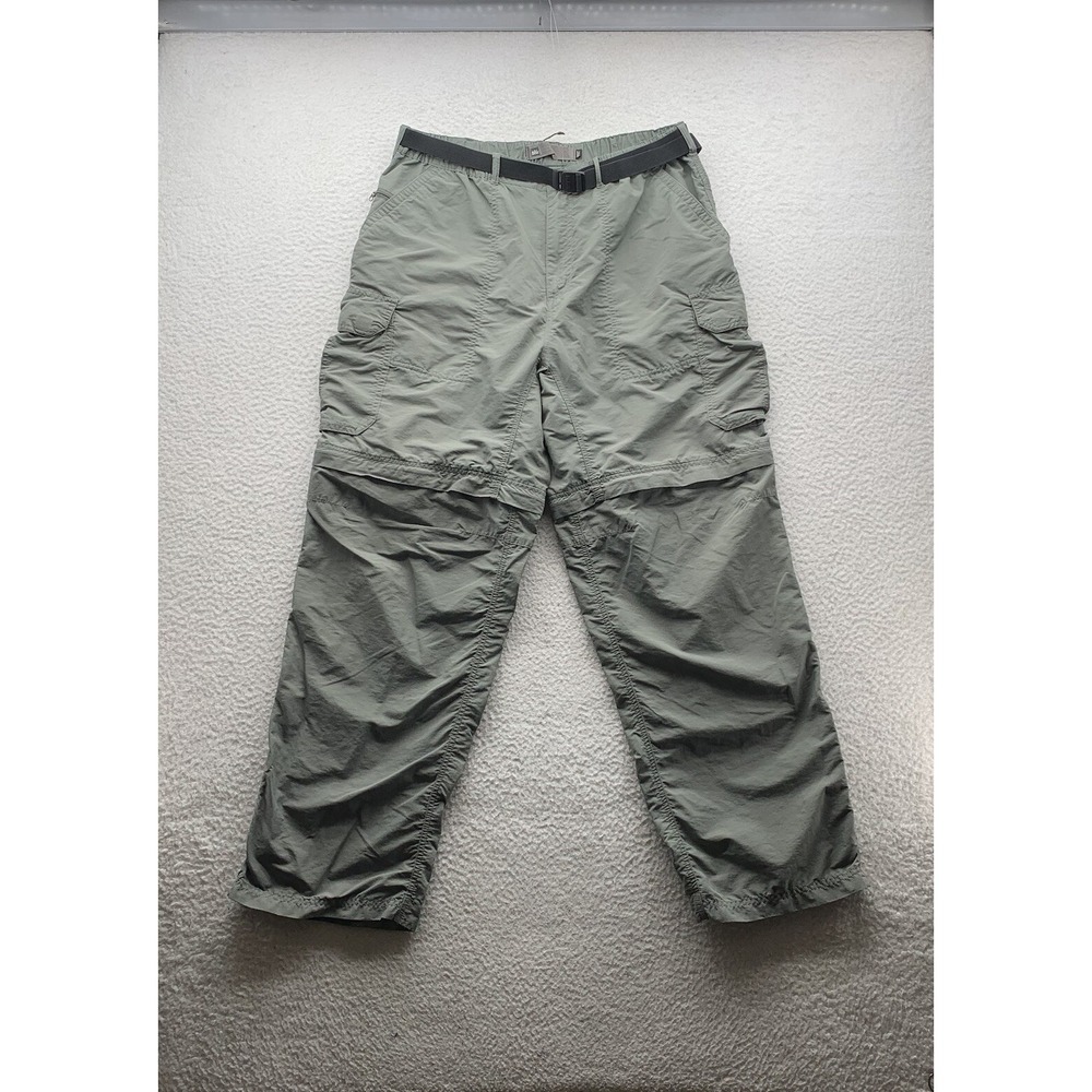 REI Convertible Pants Mens XL Sage Green 32" UPF 50+ Hiking Outdoors Gorpcore‎